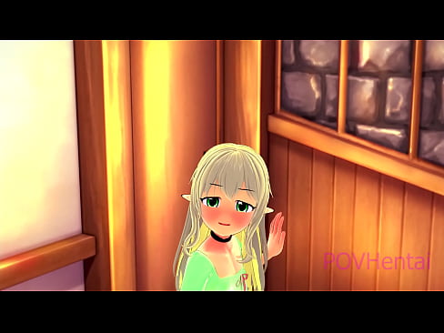 ❤️ (トラップ）エルフのメイドが顔を洗うのを手伝う ❤❌ ハードポルノ ❌️❤